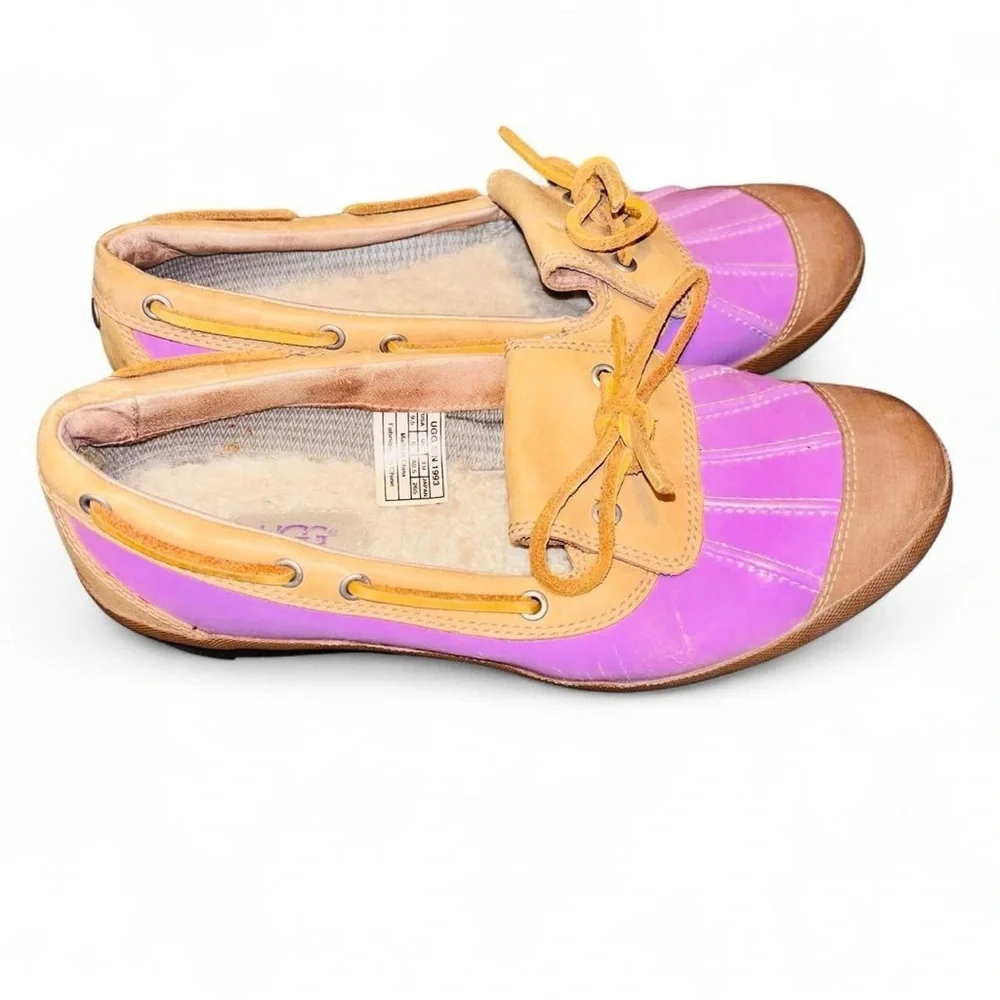 UGG Ashdale Purple Duck Shoes - Size 9.5